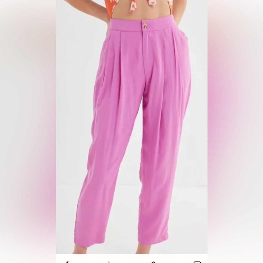 Urban Outfitters Vibrant Pink Trousers